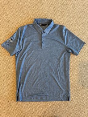 Travis Matthew golf shirt - embroidered with company name - size M
